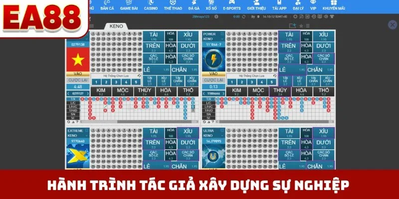 Hành trình tác giả EA88 xây dựng sự nghiệp