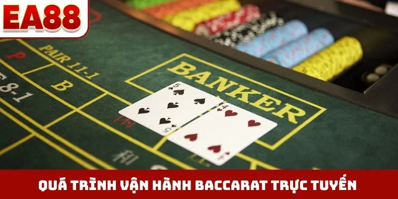 Quá trình vận hành Baccarat trực tuyến